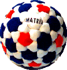 The Matrix 122 panel footbag